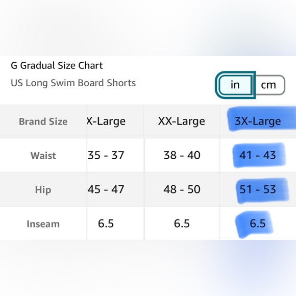 G Gradual Tummy Control UPF 50+ Swim Board Shorts Women’s 3X-Large Black - Picture 10 of 10